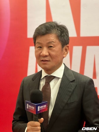 정몽규 대한축구협회 회장, '64년 만의 아시아 정상 도전' 클린스만호에 