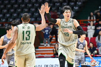 ‘김종규 덩크슛 쾅+알바노 위닝샷!’ DB 3연승 선두질주…소노 7위 도약