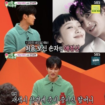 “김고은과 혹시?” 안보현 조母, 드라마 애정신에 상견례까지 생각 (‘미우새’)[어저께TV]