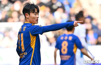 '엄원상 부상 이탈' 이승우는 없었다...'황선홍호' 대체자는 송민규