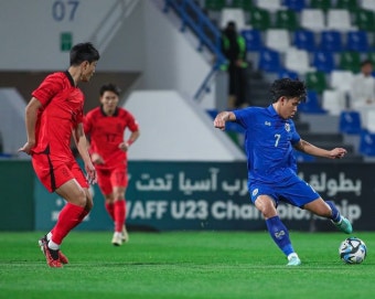 '황선홍 감독 부재중' 올림픽 대표팀, 태국에 1-0 신승...4강서 사우디와 격돌