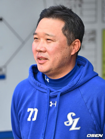 [사진] 박진만 감독, 오늘도 승리 할겁니다.