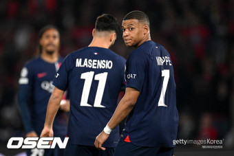 '미친 골대 불운+이강인 교체출전' PSG, 도르트문트에 0-1 패... 합계 스코어 0-2→UCL 결승 진출 실패[경기종료]