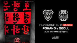 승리의 함성으로 만원 관중 채운다! 포항, 14라운드 서울전 매진