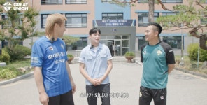 ‘양민혁 신드롬’에 제대로 노젓는 강원FC, 김병지 대표와 양민혁, 강릉제일고까지 찾았다