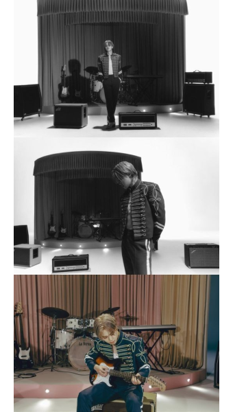 방탄소년단 지민, 마칭 밴드 일원으로 변신..빈티지 감성에 빠지다