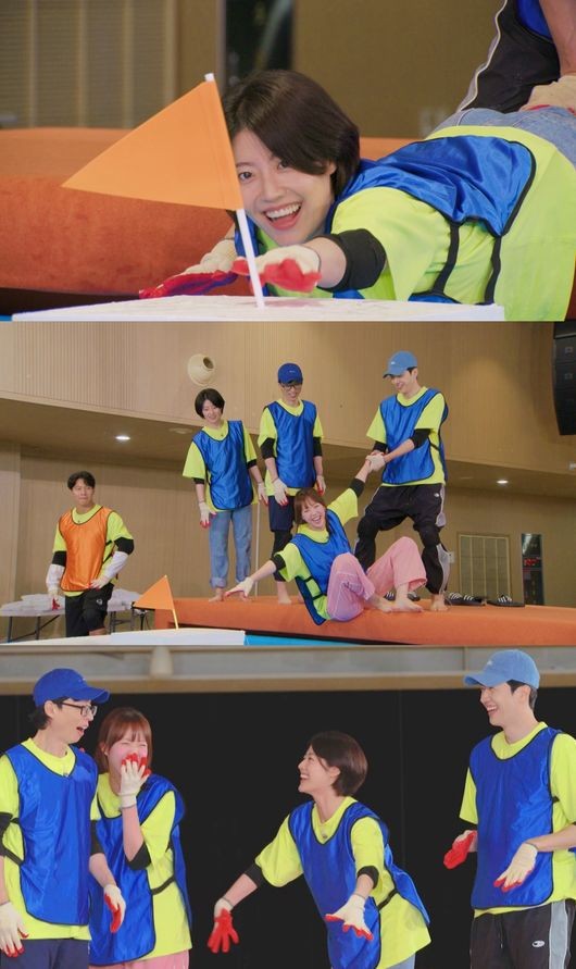 런닝맨 강훈-지예은의 핑크빛 기류, 팬들 설레이게 만든 특별한 재회!