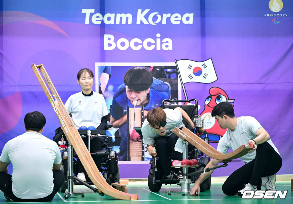 정호원과 강선희, 보치아 패럴림픽 혼성페어 결승전 진출!