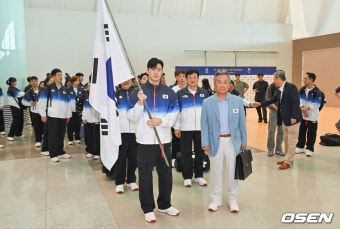 [사진]파리로 향하는 한국 올림픽 선수단 본진