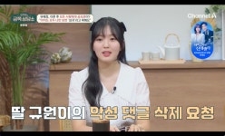 유혜정 딸...“母한테 '성형괴물'이라고 쏟아지는 악플, 삭제하느라 밤 새워