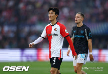 독일 챔피언 상대로 데뷔전 풀타임 치른 황인범...팀 내 최고 평점 홀로 분투