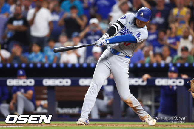 오타니, 5경기 연속 홈런 달성하며 MLB 홈런 2위로↑, 김혜성도 팀 도와 적시타 기록