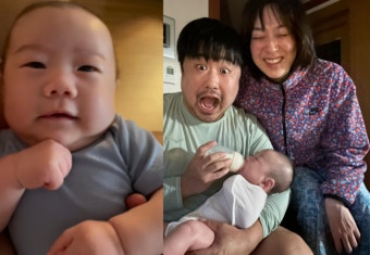 ‘이은형’ 강재준, 여행 간 거 맞아? 똑닮은 子 하루 종일 보는 중 [SHOT!]