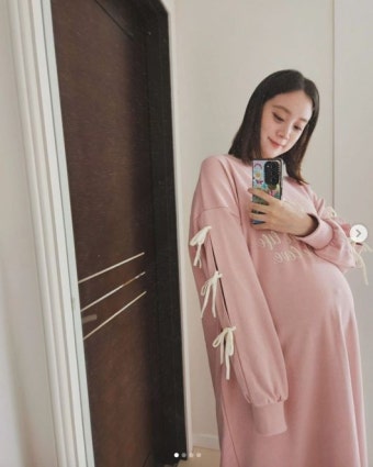 혜림, 20kg 쪘다더니 둘째도 배만 나온 만삭..출산 '임박' [SHOT!]