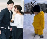 윤승아♥김무열子, 폭풍성장..똑닮은 DNA 포스 美쳤다 [★SHOT!]