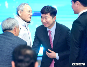 [사진]유승민 대한체육회장 당선인, '하얼빈 동계AG 결단식 참석'