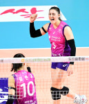 [사진]흥국생명 피치, 김연경과 뜨거운 환호