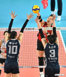 [사진] 이한비, 블로킹 숲 뚫고