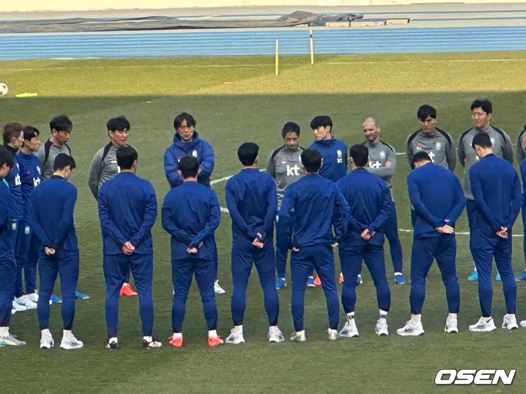 한국 축구 대표팀, 이강인과 백승호 부상 소집 해제에 대비하여 요르단전 준비 집중
