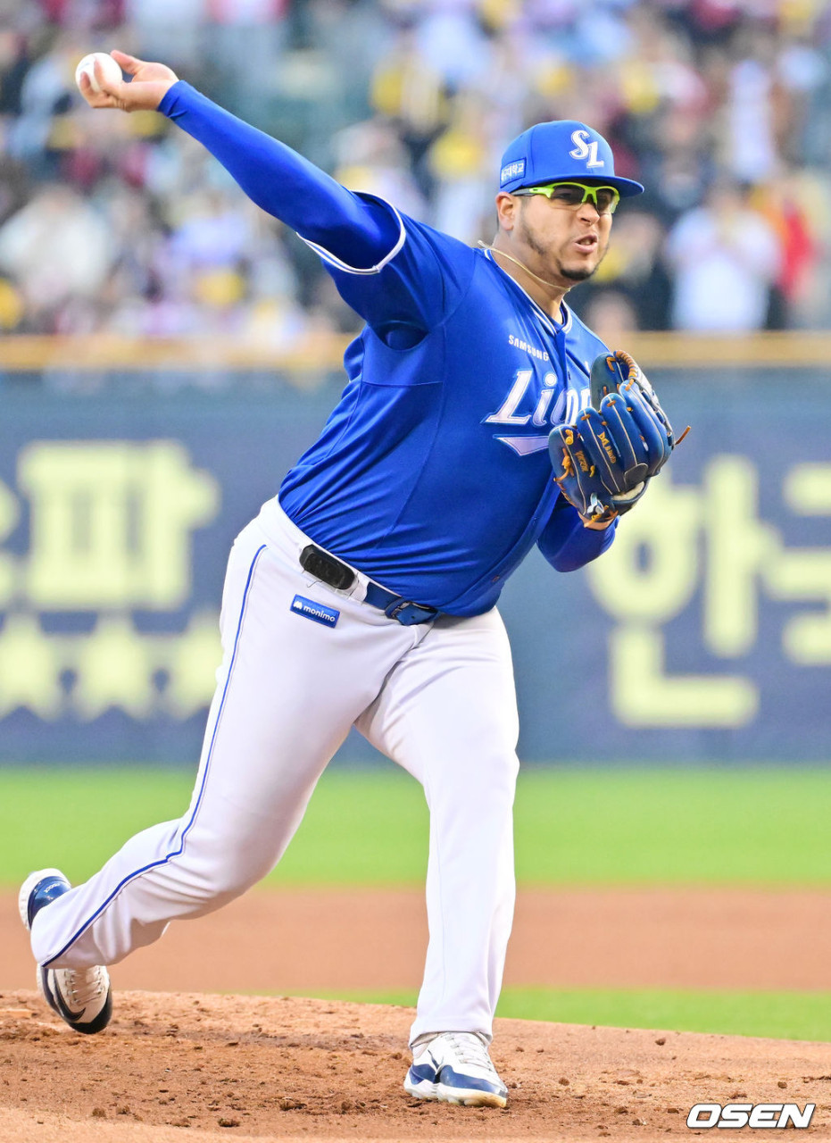 삼성 라이온즈, 후라도를 선발로 내세우고 한화와의 대결에서 승리를 위해 최선 다해 함