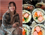 돌싱 강성연, 子현장체험학습에 엄마표 김밥 다른거 싸달라고..허리 아파