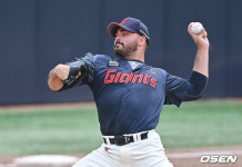 ‘최고 155km’ 롯데 대체 외인 투수, 퓨처스 3이닝 KKKK 무실점...다음 주 삼성전 출격 준비