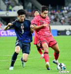 [사진]한국 이호재, '후반 교체 투입'