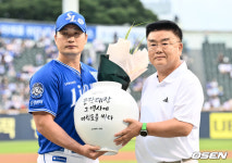 [사진]오승환 은퇴투어 끝판대장 그 역사에 마침표를 찍다