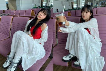 '응사' 민도희, 민폐논란 터졌다..공항 의자에 발올린 사진 '갑론을박'[핫피플]