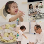 ‘이상해 며느리’ 김윤지, 14개월 딸 엘라 생애 첫 송편빚기(‘슈돌’)