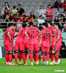 [사진]엄지성 선제골로 1-0 앞서가는 대한민국