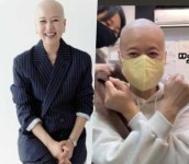 결국 또 3차례 삭발..'유방암 투병' 박미선 