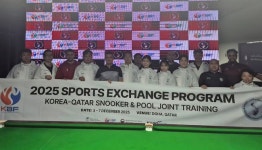 2030 도하 아시안게임 준비 韓–카타르, 당구 합동 훈련→협력 선언