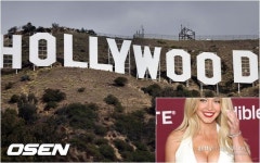 “국보급 랜드마크에 브라를 걸어”…시드니 스위니, 할리우드 사인 ‘야간 등반’ 논란