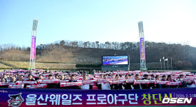 [사진]창단식 갖는 울산웨일즈 프로야구단