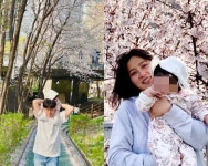 박세영곽정욱, 딸 벚꽃 나들이 포착했더니…현실 육아에 '진땀'