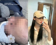 ‘홀로 출산’ 서민재, 아들에 벚꽃 꽂았다..