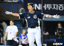[사진]강백호 홈런더비 우승, '날아올라'