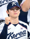[사진]김도영, '2026 아이치·나고야 아시안게임 향해 주먹 불끈'