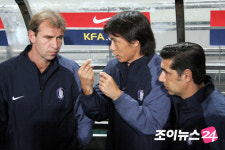 [포토]대표팀 코칭스태프의 전략회의