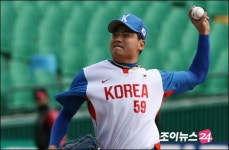 한국 야구, 약체 태국에 8회 콜드게임승