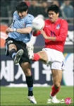 한국,우루과이에 0-2로 패배