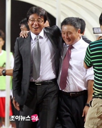 [포토]허정무-황선홍, '다음 경기에서는 꼭 승부를...'