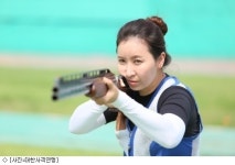 [AG]사격 김미진, 더블트랩 개인전 금메달