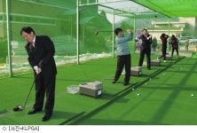 KLPGA, 제천 백운초 골프연습장 준공식