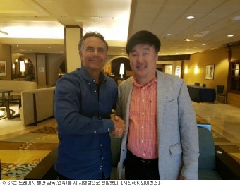 SK, 새 사령탑으로 힐만 전 니혼햄 감독 선임