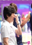 [포토]정성심 코치, 단일팀 기적에 눈물