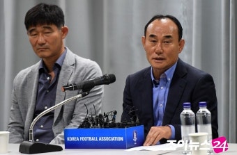 [포토]김학범호, 아시안게임 결산 기자회견