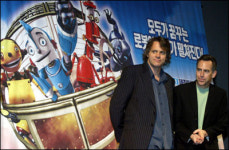 【포토】할리우드 애니 ‘로봇’ 감독 크리스 웨지와 미술감독