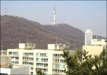 남산타운, 최고의 조망권 아파트 각광